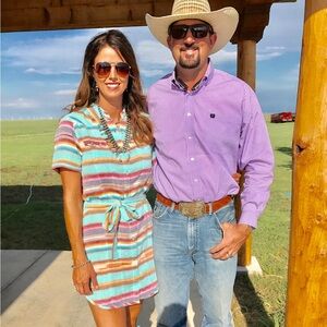 Tasha Polizzi Serape Shirt Dress